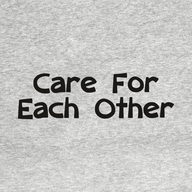 Care For Each Other 00001 by Herbie, Angel and Raccoon